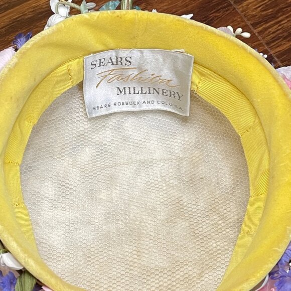VTG 60s Sears Fashion Millinery Hat - Picture 4 of 6